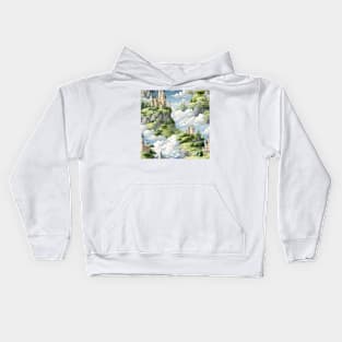 Castles Pattern 4 Kids Hoodie